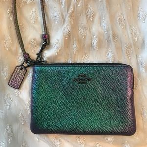 NWOT Coach Hologram Wristlet